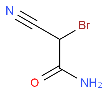 2-bromo-2-cyanoacetamide_分子结构_CAS_1113-55-9)