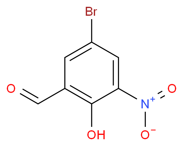 5-溴-3-硝基水杨醛_分子结构_CAS_16634-88-1)