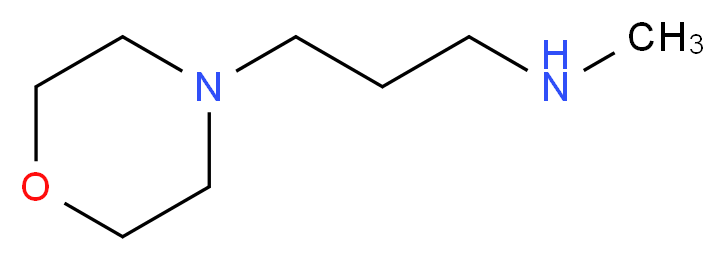 methyl[3-(morpholin-4-yl)propyl]amine_分子结构_CAS_99114-72-4