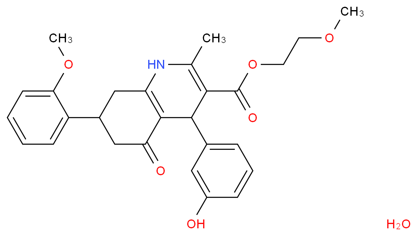 599150-20-6(anhydrous) 分子结构