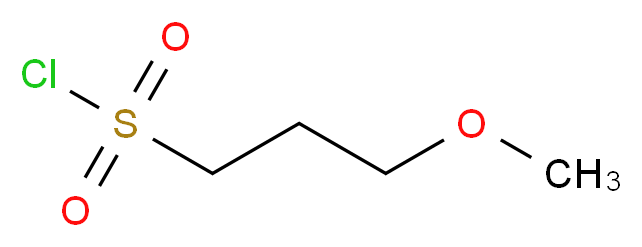 3-methoxypropane-1-sulfonyl chloride_分子结构_CAS_)