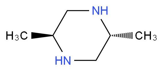 反式-2,5-二甲基哌嗪_分子结构_CAS_2815-34-1)