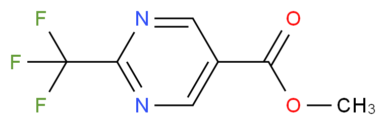 methyl 2-(trifluoromethyl)pyrimidine-5-carboxylate_分子结构_CAS_608517-17-5)