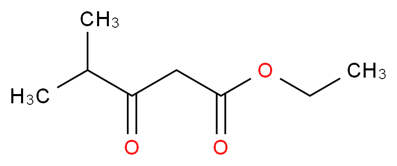 Ethyl 4-methyl-3-oxopentanoate_分子结构_CAS_7152-15-0)