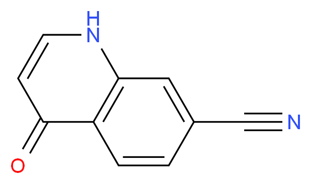 4-Oxo-1,4-dihydroquinoline-7-carbonitrile_分子结构_CAS_1186230-86-3)