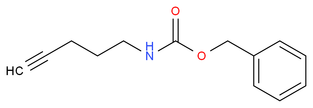 benzyl N-(pent-4-yn-1-yl)carbamate_分子结构_CAS_236394-24-4