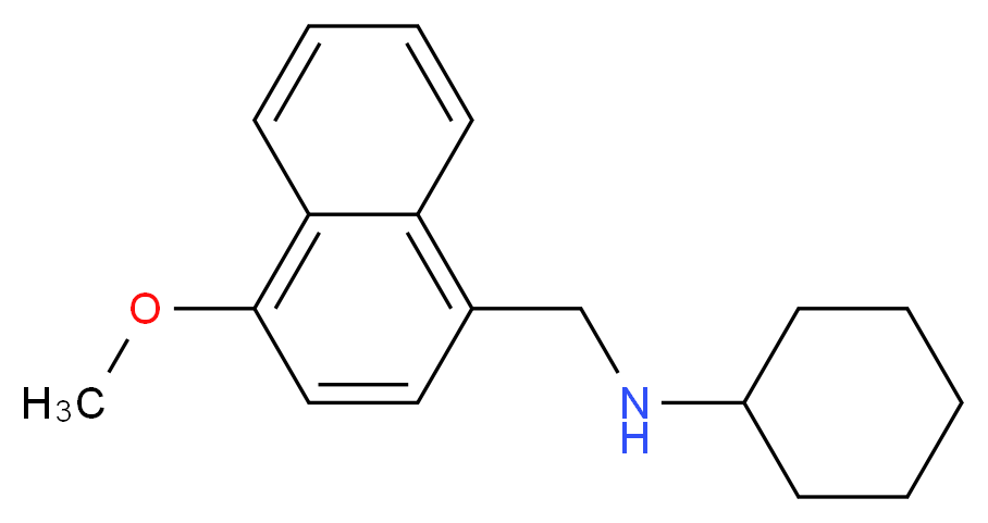 N-[(4-methoxy-1-naphthyl)methyl]cyclohexanamine_分子结构_CAS_355383-23-2)