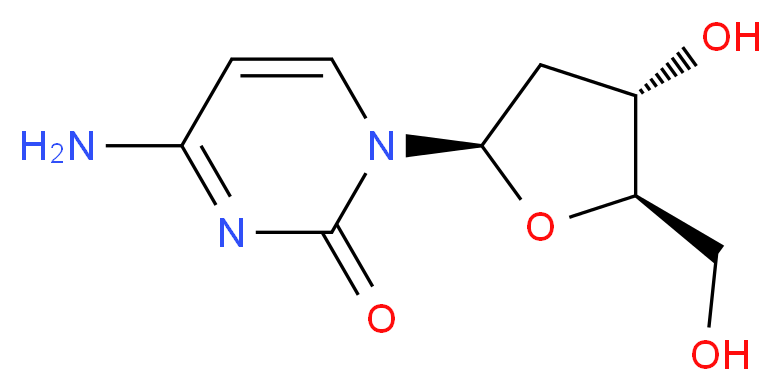 2′-脱氧胞苷_分子结构_CAS_951-77-9)