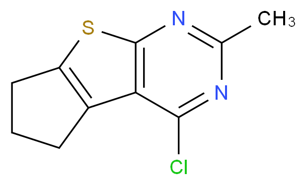 4-Chloro-6-methyl-2,3-dihydro-1H-8-thia-5,7-diaza-cyclopenta[a]indene_分子结构_CAS_300816-24-4)