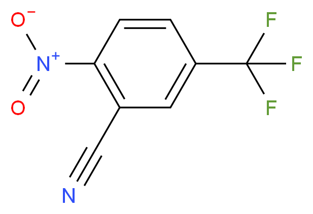 2-nitro-5-(trifluoromethyl)benzonitrile_分子结构_CAS_16499-52-8