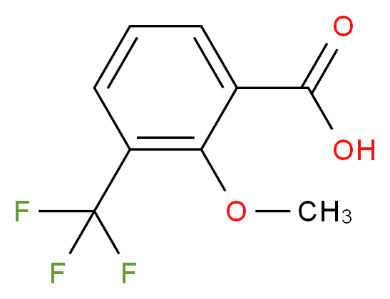 2-甲氧基-3-(三氟甲基)苯甲酸, JRD_分子结构_CAS_)