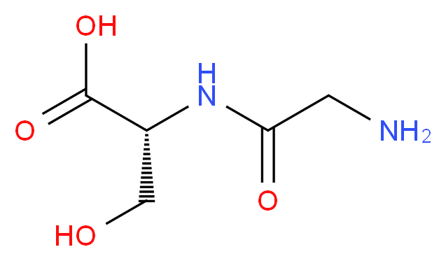 GLYCYL-D-SERINE_分子结构_CAS_82660-87-5)