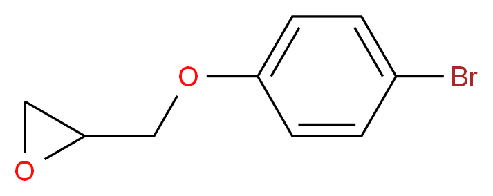 2-[(4-bromophenoxy)methyl]oxirane_分子结构_CAS_2212-06-8)