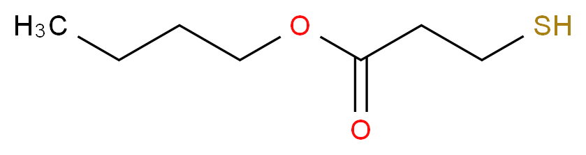 3-巯基丙酸丁酯_分子结构_CAS_16215-21-7)