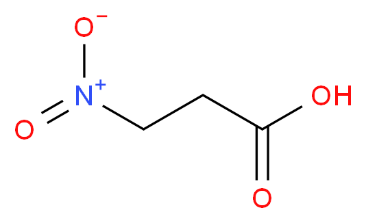 3-nitropropanoic acid_分子结构_CAS_504-88-1