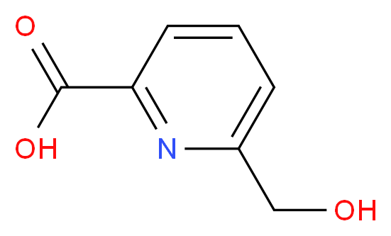 6-(Hydroxymethyl)picolinic acid_分子结构_CAS_1197-10-0)