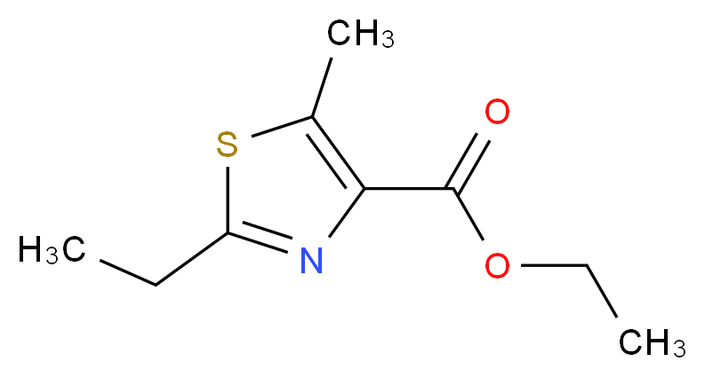 ethyl 2-ethyl-5-methylthiazole-4-carboxylate_分子结构_CAS_334017-25-3)