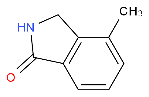 4-methyl-2,3-dihydro-1H-isoindol-1-one_分子结构_CAS_65399-01-1