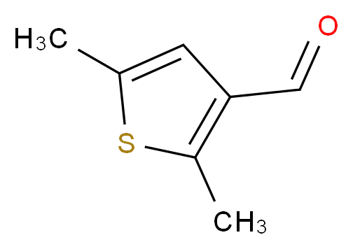 2,5-Dimethylthiophene-3-carboxaldehyde 97%_分子结构_CAS_26421-44-3)