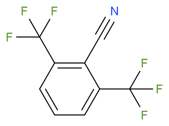 2,6-bis(trifluoromethyl)benzonitrile_分子结构_CAS_25753-25-7