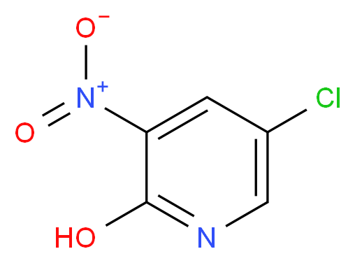 5-Chloro-2-hydroxy-3-nitropyridine 95+%_分子结构_CAS_21427-61-2)