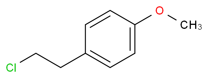 1-(2-chloroethyl)-4-methoxybenzene_分子结构_CAS_18217-00-0