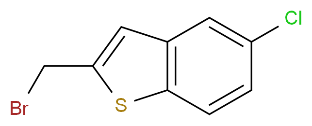 2-(Bromomethyl)-5-chloro-1-benzothiophene_分子结构_CAS_99592-53-7)