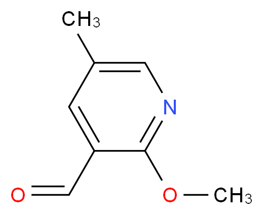 2-Methoxy-5-methylnicotinaldehyde_分子结构_CAS_)