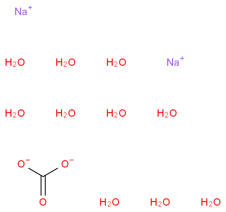 disodium decahydrate carbonate_分子结构_CAS_24551-51-7