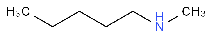 methyl(pentyl)amine_分子结构_CAS_25419-06-1