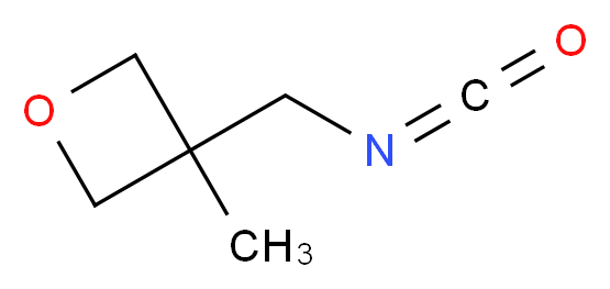 3-(ISOCYANATOMETHYL)-3-METHYLOXETANE_分子结构_CAS_)