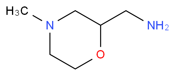 (4-methylmorpholin-2-yl)methanamine_分子结构_CAS_141814-57-5