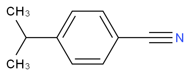 4-Isopropylbenzonitrile_分子结构_CAS_13816-33-6)