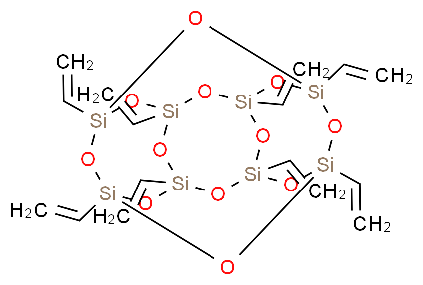 八乙烯基-POSS_分子结构_CAS_69655-76-1)