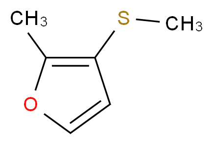 2-methyl-3-(methylsulfanyl)furan_分子结构_CAS_63012-97-5
