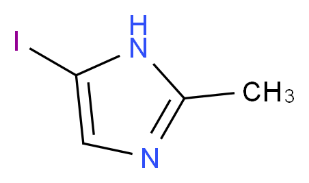 4-iodo-2-methyl-1H-imidazole_分子结构_CAS_73746-45-9)