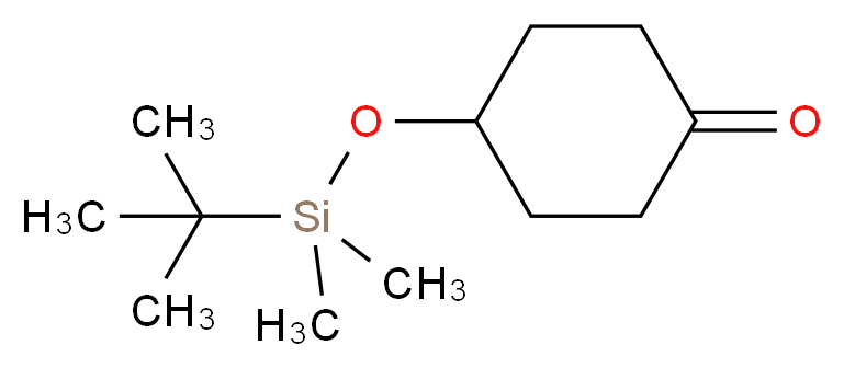 4-((tert-ButyldiMethylsilyl)oxy)cyclohexanone_分子结构_CAS_55145-45-4)