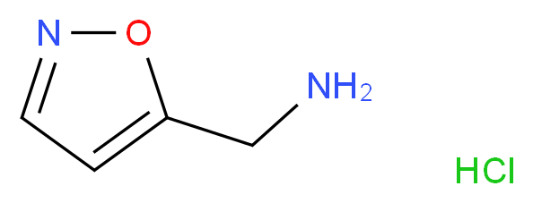 1,2-oxazol-5-ylmethanamine hydrochloride_分子结构_CAS_)