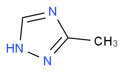 3-Methyl-1H-1,2,4-triazole_分子结构_CAS_7170-01-6)