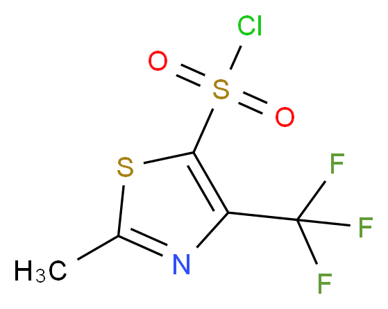 2-methyl-4-(trifluoromethyl)-1,3-thiazole-5-sulfonyl chloride_分子结构_CAS_1151512-22-9)