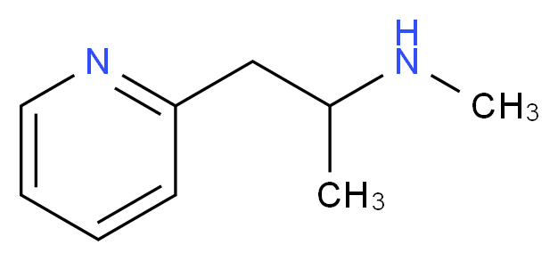 N-methyl-1-pyridin-2-ylpropan-2-amine_分子结构_CAS_55496-56-5)