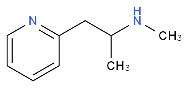 N-Methyl-1-pyridin-2-ylpropan-2-amine_分子结构_CAS_55496-56-5)