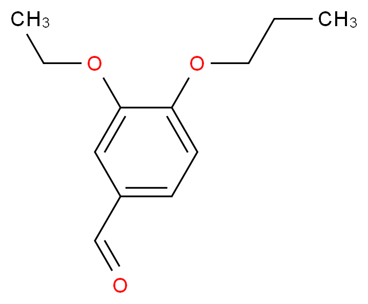 3-Ethoxy-4-propoxy-benzaldehyde_分子结构_CAS_350988-41-9)