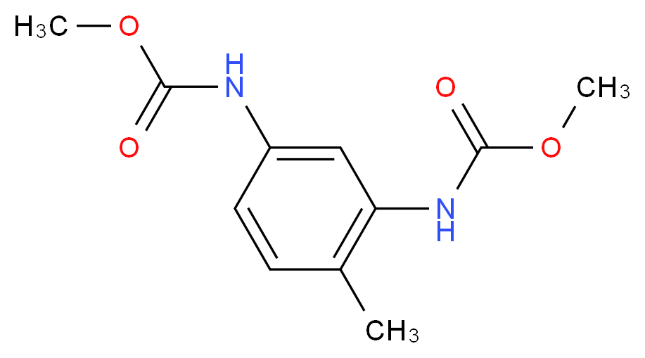 methyl N-{3-[(methoxycarbonyl)amino]-4-methylphenyl}carbamate_分子结构_CAS_6935-99-5