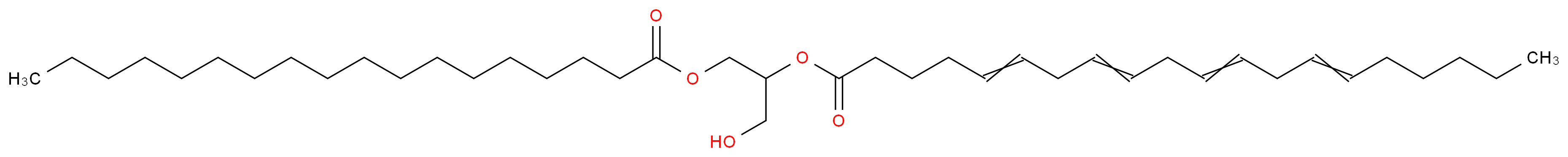 1-硬脂酰-2-花生酰-sn-甘油_分子结构_CAS_65914-84-3)