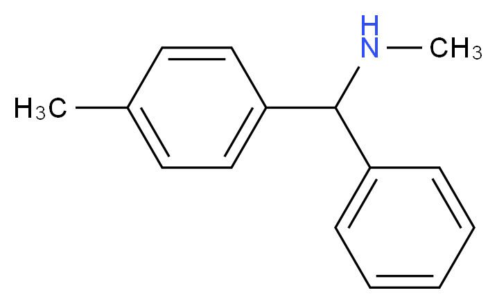 N-methyl-N-[(4-methylphenyl)(phenyl)methyl]amine_分子结构_CAS_118762-02-0)