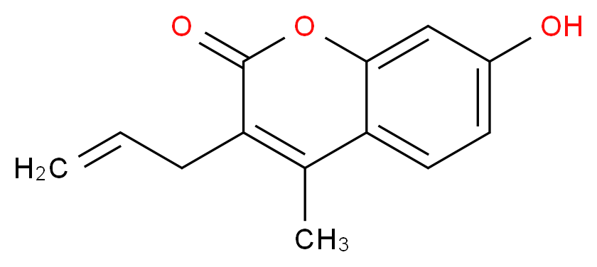 3-allyl-7-hydroxy-4-methyl-2H-chromen-2-one_分子结构_CAS_26481-13-0)