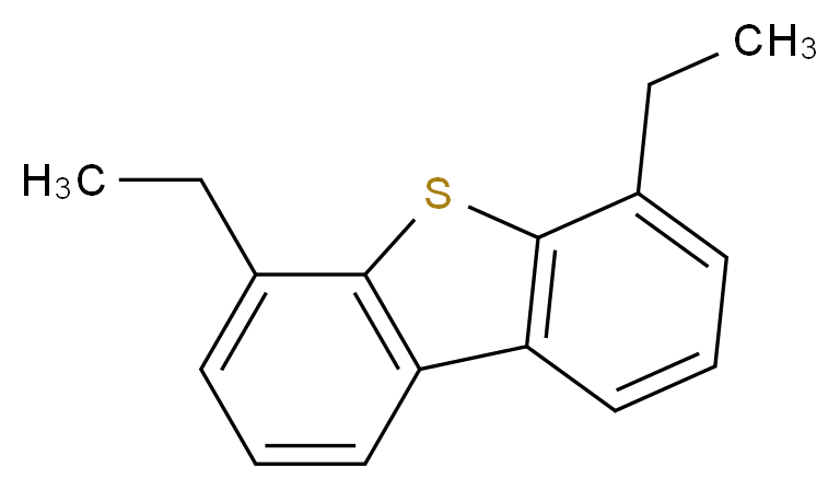 6,10-diethyl-8-thiatricyclo[7.4.0.0<sup>2</sup>,<sup>7</sup>]trideca-1(9),2(7),3,5,10,12-hexaene_分子结构_CAS_132034-91-4