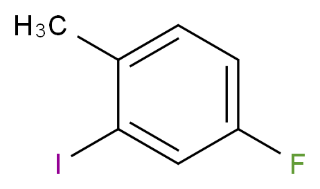 4-Fluoro-2-iodotoluene_分子结构_CAS_13194-67-7)