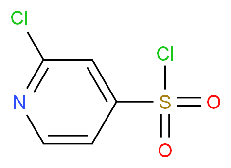 2-Chloropyridine-4-sulfonyl chloride_分子结构_CAS_1000933-25-4)